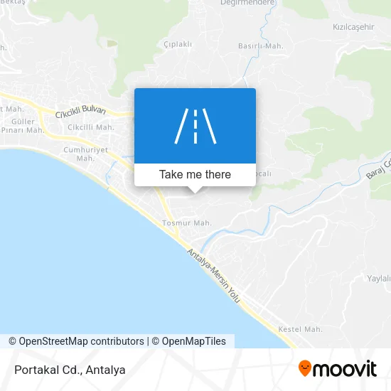 Portakal Cd. map