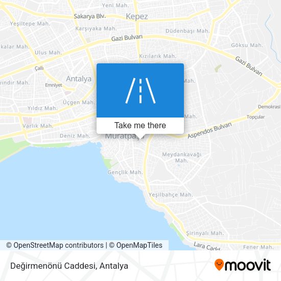 Değirmenönü Caddesi map