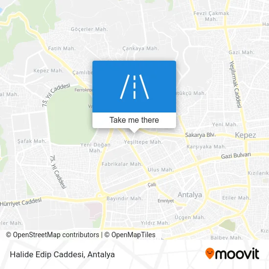 Halide Edip Caddesi map