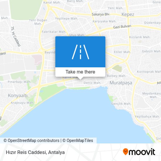 Hızır Reis Caddesi map