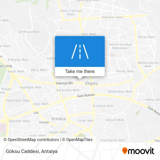 Göksu Caddesi map