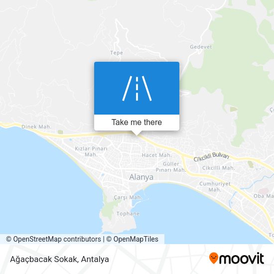 Ağaçbacak Sokak map