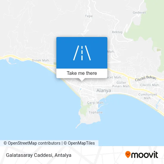 Galatasaray Caddesi map