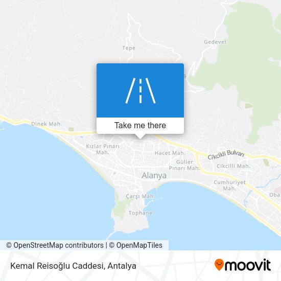 Kemal Reisoğlu Caddesi map