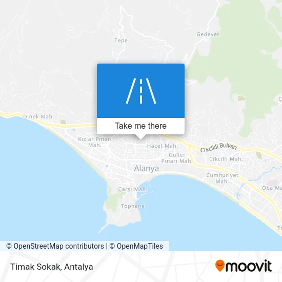 Timak Sokak map