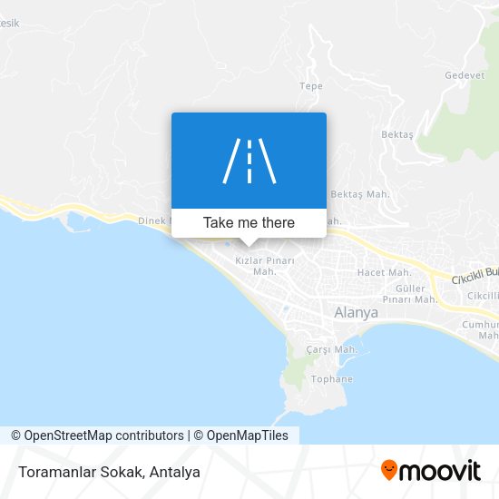 Toramanlar Sokak map