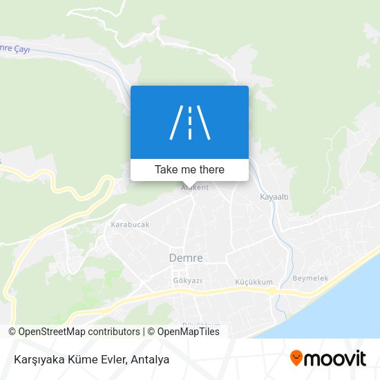 Karşıyaka Küme Evler map