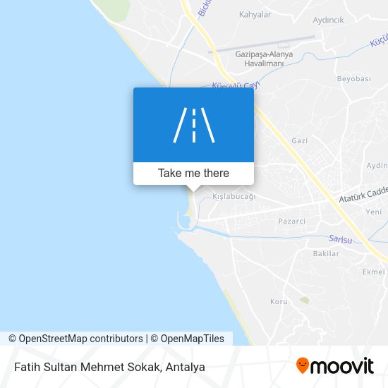 Fatih Sultan Mehmet Sokak map