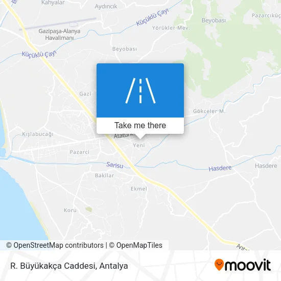 R. Büyükakça Caddesi map