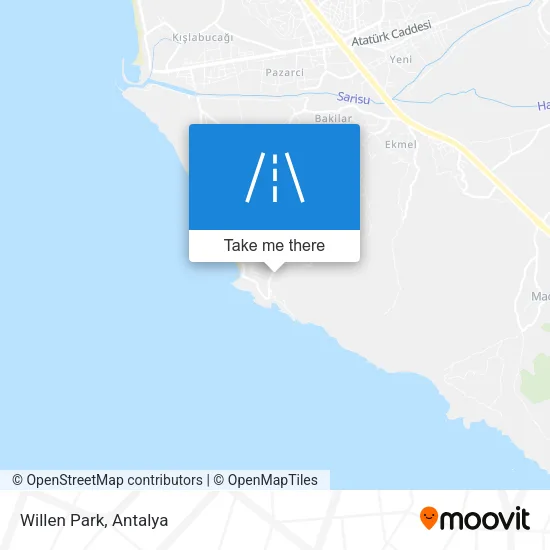 Willen Park map