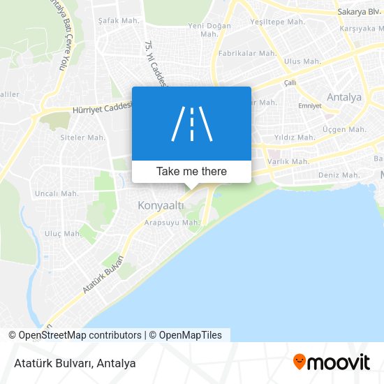 Atatürk Bulvarı map