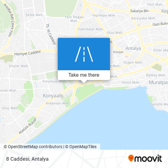 8 Caddesi map