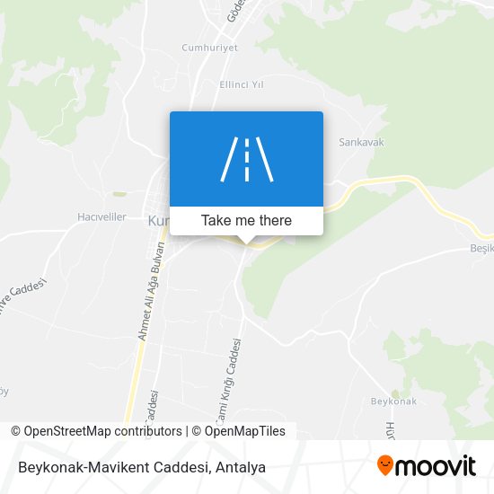 Beykonak-Mavikent Caddesi map