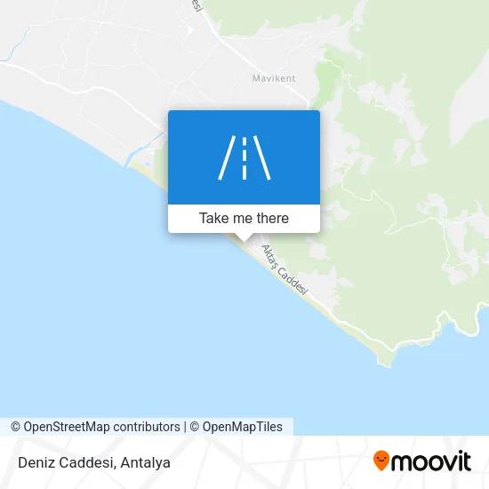 Deniz Caddesi map
