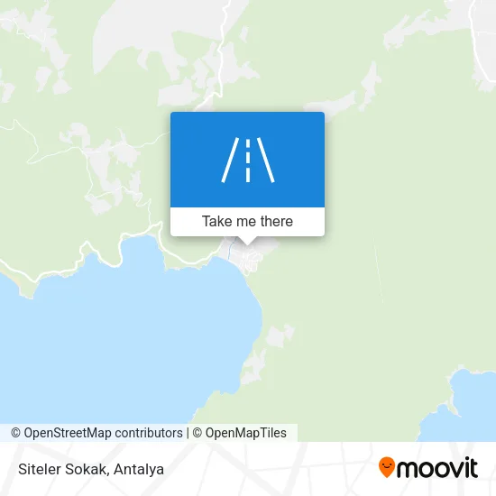 Siteler Sokak map