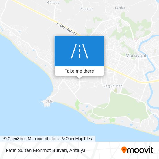 Fatih Sultan Mehmet Bulvari map