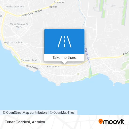 Fener Caddesi map
