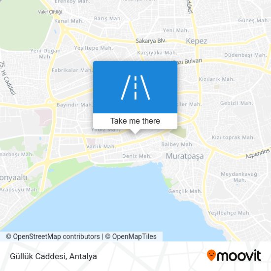 Güllük Caddesi map