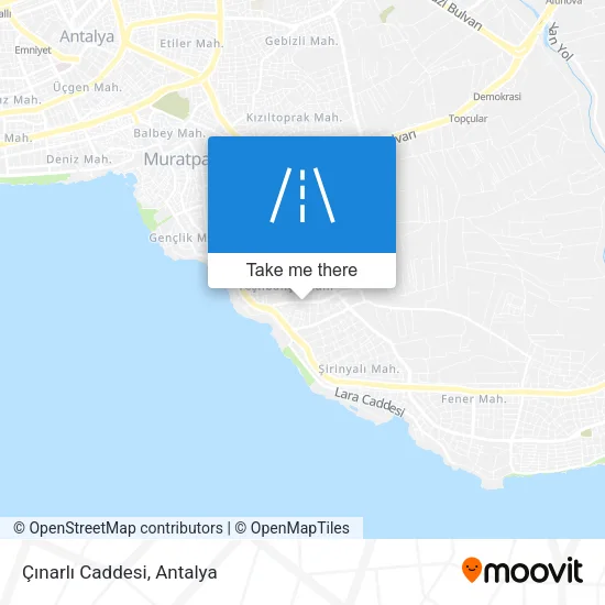 Çınarlı Caddesi map