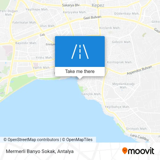 Mermerli Banyo Sokak map