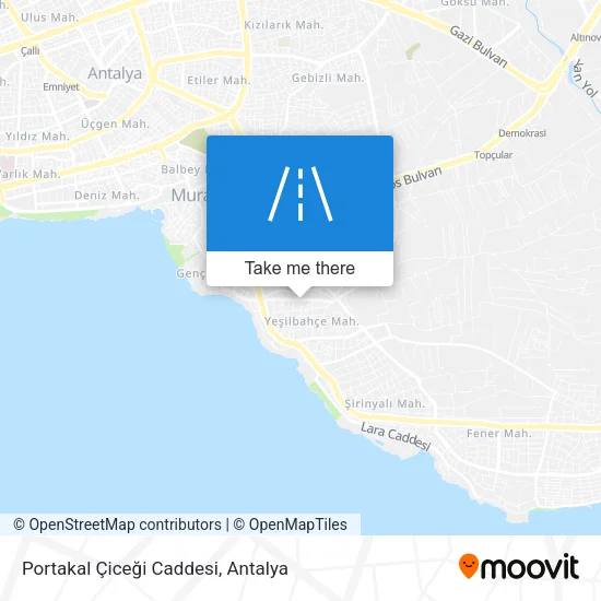 Portakal Çiceği Caddesi map