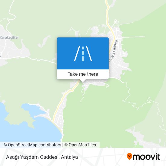 Aşağı Yaşdam Caddesi map