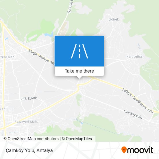 Çamköy Yolu map