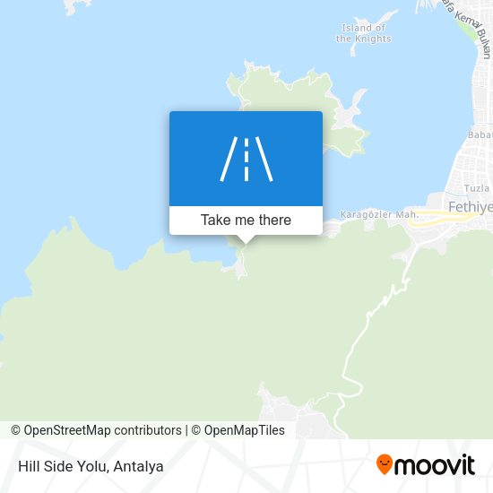 Hill Side Yolu map