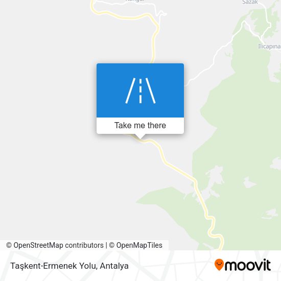 Taşkent-Ermenek Yolu map
