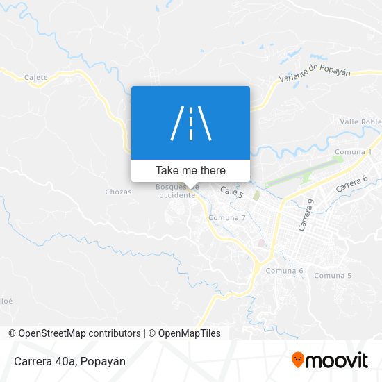 Mapa de Carrera 40a