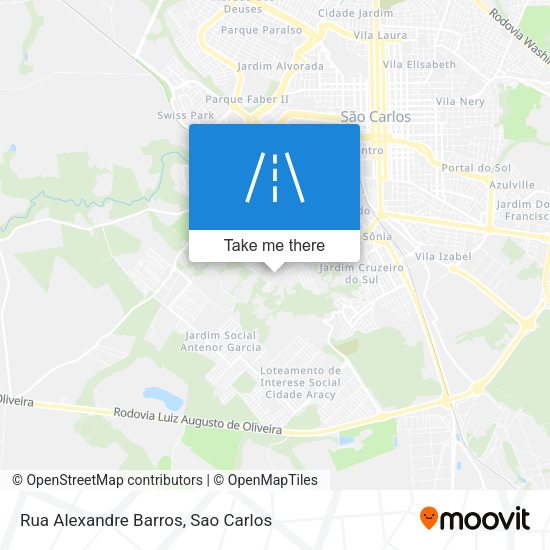 Rua Alexandre Barros map