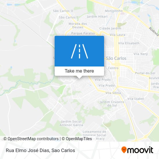 Rua Elmo José Dias map