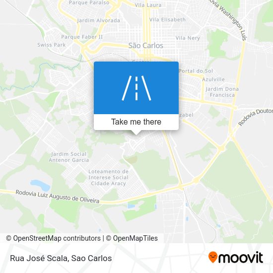 Rua José Scala map