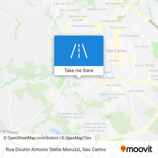 Rua Doutor Antonio Stella Moruzzi map