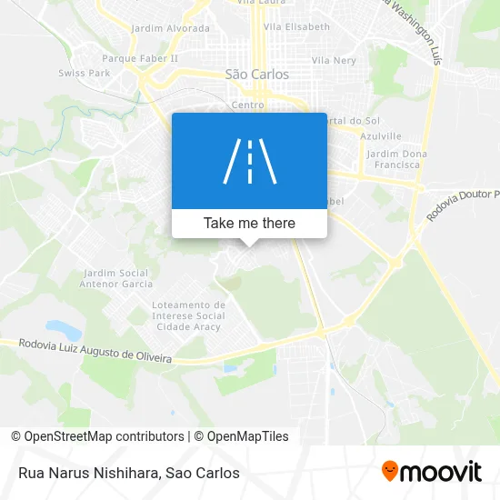 Rua Narus Nishihara map