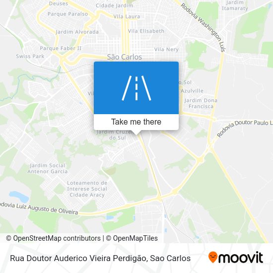 Rua Doutor Auderico Vieira Perdigão map