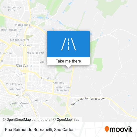 Rua Raimundo Romanelli map