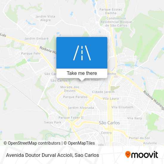 Avenida Doutor Durval Accioli map