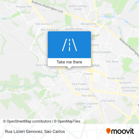 Rua Lizieri Genovez map