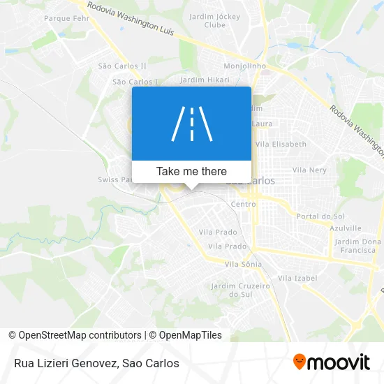 Rua Lizieri Genovez map