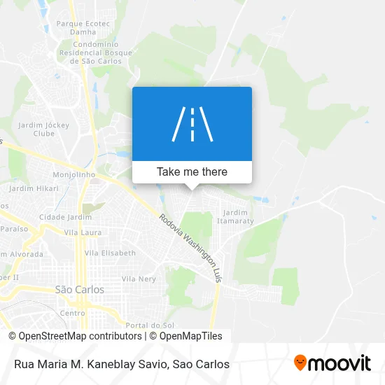 Rua Maria M. Kaneblay Savio map