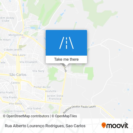 Rua Alberto Lourenço Rodrigues map