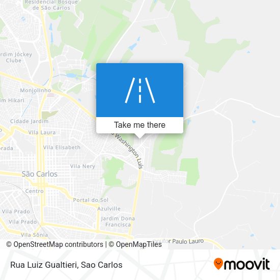 Rua Luiz Gualtieri map