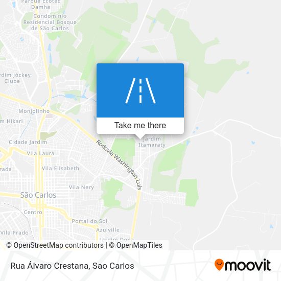 Rua Álvaro Crestana map