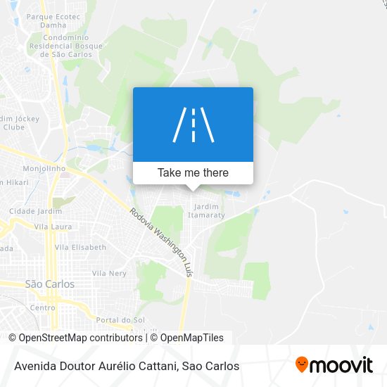 Avenida Doutor Aurélio Cattani map