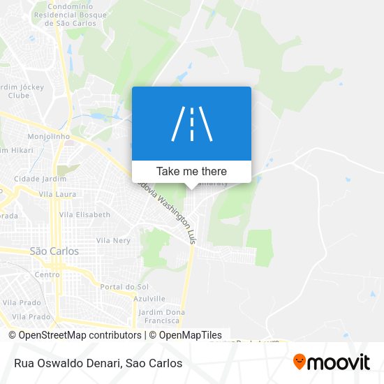 Rua Oswaldo Denari map