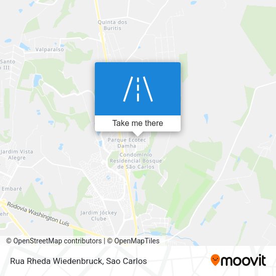 Rua Rheda Wiedenbruck map