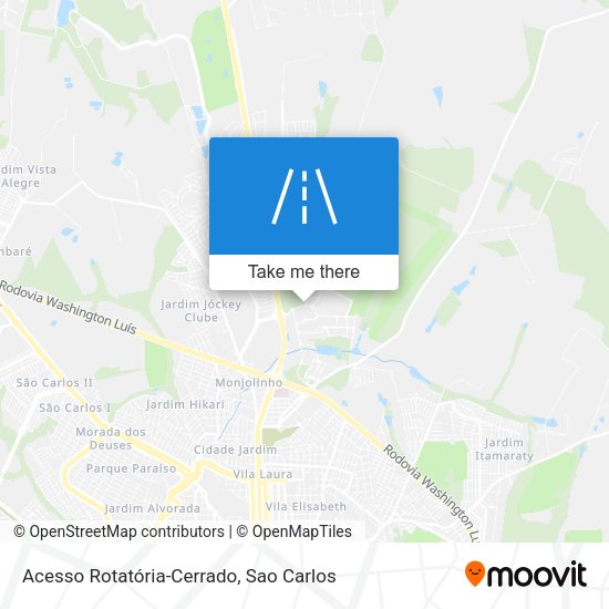 Acesso Rotatória-Cerrado map