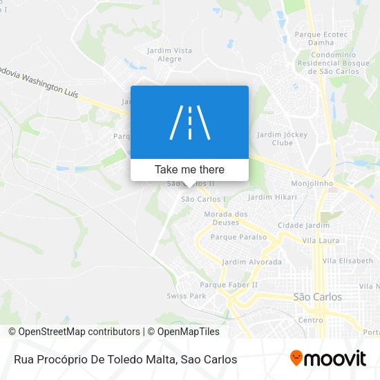 Rua Procóprio De Toledo Malta map