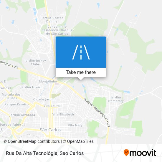 Rua Da Alta Tecnolôgia map